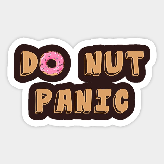 Donut panic Sticker by hoopoe